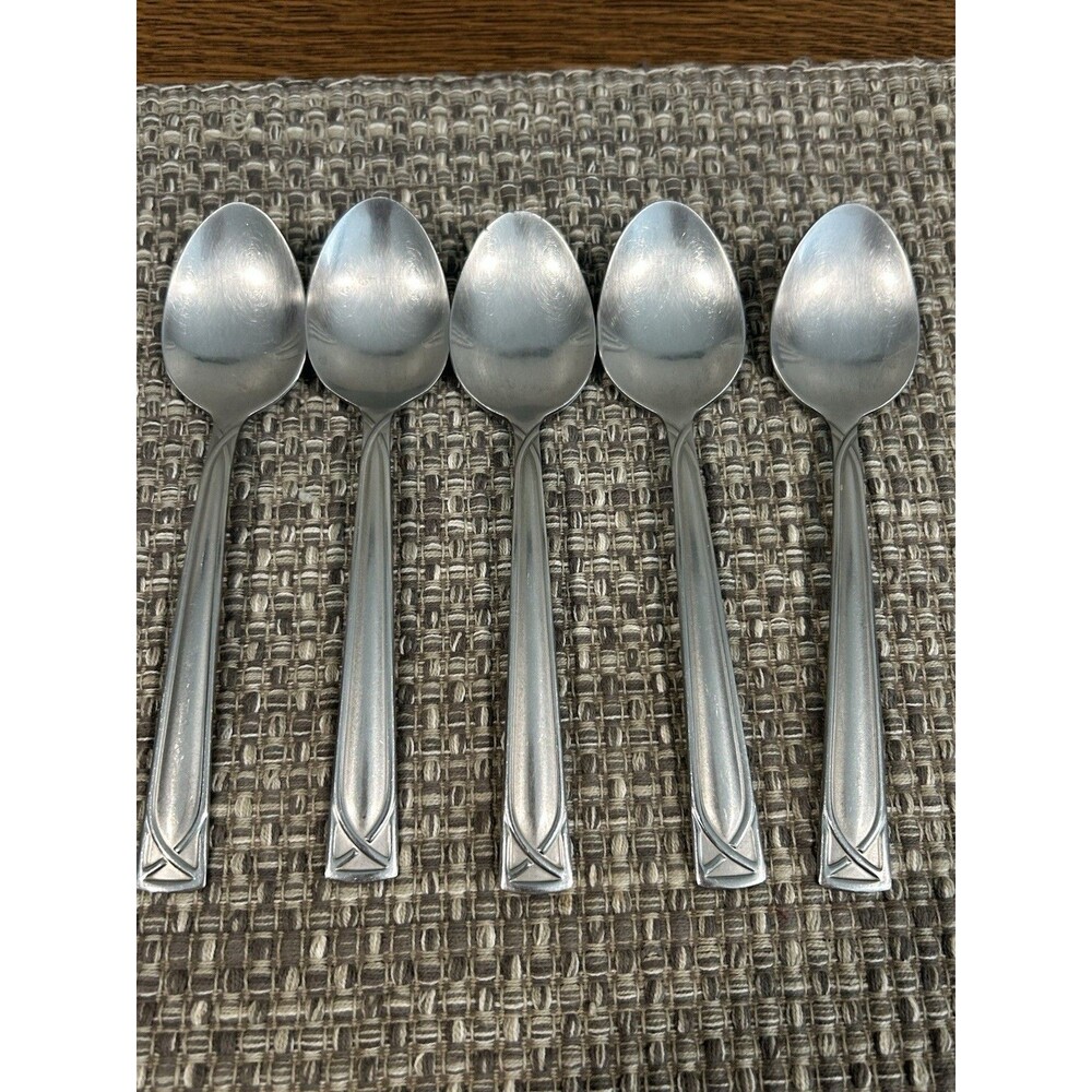 Cambridge Crossroad Sand Stainless Steel Tablespoons Set Of 5 Flatware